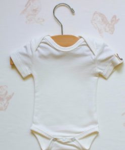 Organic Bamboo French Terry Onesie  Unprinted